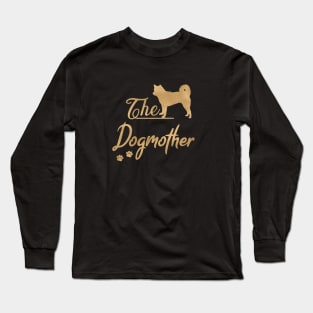 Akita Dogmother, Dog mom Long Sleeve T-Shirt
